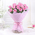 Blushing Beauty Rose Standing Bouquet