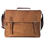 Laptop Messenger Bag- Brown