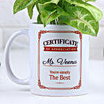 You Are Simply Best Syngonium Plant Mug