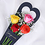 Forever Love Rose Sleeve Flower Bouquet