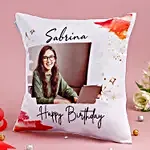 Cuddly Birthday Personalised Cushion