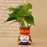 Money Plant King N Queen Pot Set Hand Delivery