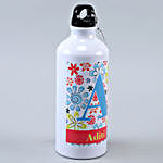 Personalised Floral Water Bottle Hand Delivery