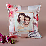 Personalised Love Affair LED Cushion