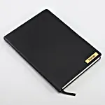 Personalised Black Notebook