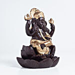Golden Lord Ganesha Incense Burner