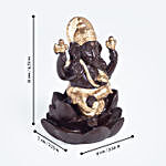 Golden Lord Ganesha Incense Burner