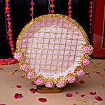 Pretty in Pink Karwa Chauth Thali Set