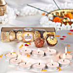 Diwali Shine Candle & Chocolate Surprise