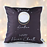 Personalised Karwa Chauth Love LED Cushion