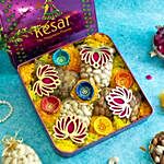 Kesar Opulent Diwali Offering Tin Gift Box
