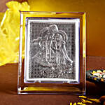 Blessed Radha Krishna Decor N Coin Gift- 925 Silver