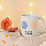 Mug of Diwali Joy & Radiant Diyas