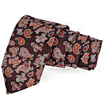 Peluche Elegance Tie & Cufflink Gift Box- Brown