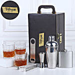 Personalised Cool Trio Leather Bar Set