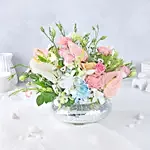 Flower Elegance in White and Pink