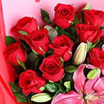 Red Love Personalised Blooms