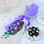 Mesmerising Orchid & Cake Gift