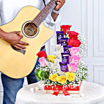 Floral Chocolatey Wishes With Guitarist 10 to 15 Min