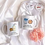 Personalised Couple Love Mugs Gift Box