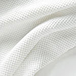 Cosy Nights Weave Blanket- White