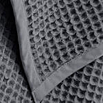 Designer Waffle Weave Blanket- Grey