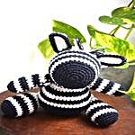 Zig Zag Zebra Crochet Toy