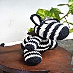 Zig Zag Zebra Crochet Toy