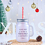Personalised Christmas Love Mason Jar