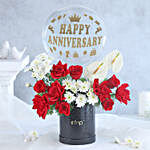 Happy Anniversary Exotic Floral Box