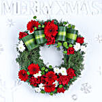 Jolly Christmas Times Floral Wreath