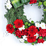 Jolly Christmas Times Floral Wreath