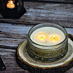 Antique Silver Serenity Candle