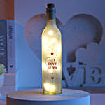 Let Love Glow Bottle Lamp