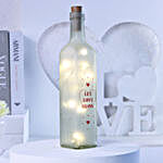 Let Love Glow Bottle Lamp