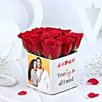 Darling Red Rose Vase