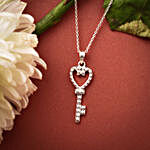 My Heart's Key Necklace & Glitter Jar Keychain