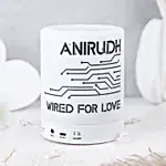 Personalised Wired For Love Speaker