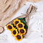 Crochet Sunflower Bouquet
