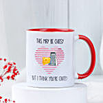 Love Message Valentine Red Mug