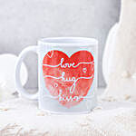 Love Hugs Kisses Mug & Chocolates Gift
