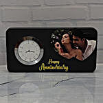 Forever Together Personalised Wooden Tabletop Clock
