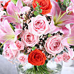 Passionate Medley of Roses and Lilies