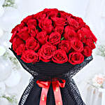 Velvety Red Rose Bouquet