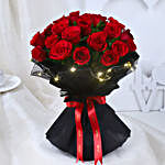 LED Elegance Rose Embrace Bouquet