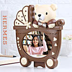 Personalised Teddy Cart Photo Frame