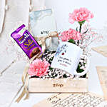 Personalised Floral Symphony Gift Basket