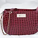 Personalised Classic Look Textured Handbag