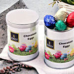 Easter Greetings Chocolate Eggs Tin Box