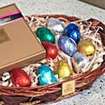 Indulgent Easter Chocolate Eggs Basket